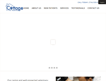 Tablet Screenshot of cottagepethospital.com